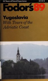 book Fodor’s Yugoslavia 1989