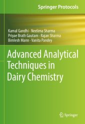 book Advanced Analytical Techniques in Dairy Chemistry