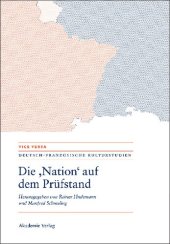 book Die "Nation" auf dem Prüfstand/La "Nation" en question/Questioning the "Nation"