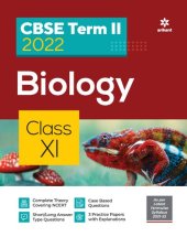 book Arihant CBSE Biology Term 2 Class 11 for 2022 Exam (Cover Theory and MCQs)