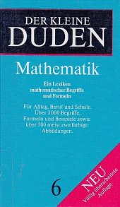 book Duden. Der kleine Duden Mathematik. Ueber 3000 Begriffe, Formeln und Beispiele