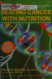 book Beating Cancer with Nutrition (Fourth Edition) Rev 2005