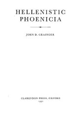 book Hellenistic Phoenicia
