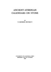 book Ancient Athenian calendars on Stone