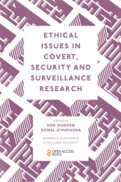 book Ethical Issues In Covert, Security And Surveillance Research