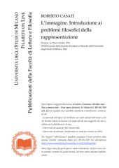 book L’immagine. Introduzione ai problemi filosofici della rappresentazione