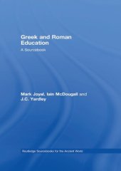 book Greek and Roman Education: A Sourcebook