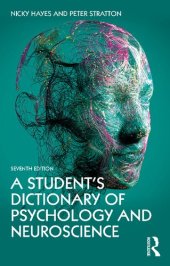 book A Student's Dictionary of Psychology and Neuroscience