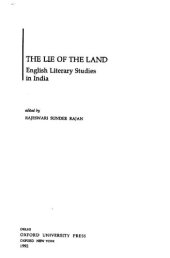 book The Lie of the land : English literary studies in India