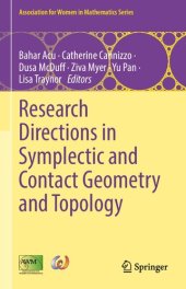 book Research Directions in Symplectic and Contact Geometry and Topology