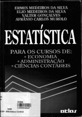 book Estatística. Para Os Cursos De Economia, Administração E Ciências Contábeis - Volume 1