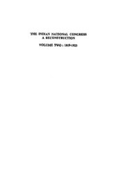 book The Indian National Congress : a reconstruction. Volume 2: 1919-1923