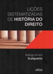 book Lições Sistematizadas De História Do Direito