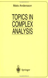 book Topics in complex analysis