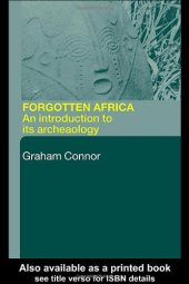 book Forgotten Africa: An Introduction to its Archaeology