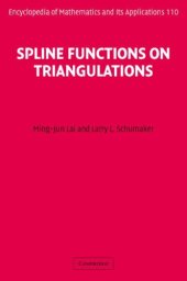 book Spline functions on triangulations