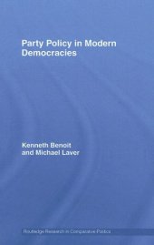 book Party Policy in Modern Democracies 