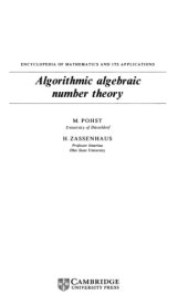 book Algorithmic Algebraic Number Theory