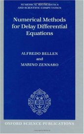 book Numerical Methods for Delay Differential Equations