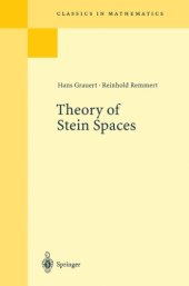 book Theory of Stein spaces