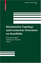 book Riemannian topology and geometric structures on manifolds