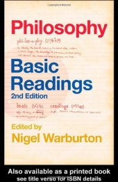 book Philosophy: Basic Readings