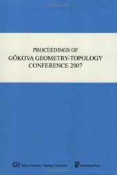 book Proceedings of Gokova geometry-topology conference 14, 2007