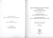 book Branimirova Hrvatska u pismima pape Ivana VIII = Branimir's Croatia in the letters by Pope John VIII = Branimir's Kroatien in den Briefen des Papstes Johannes VIII