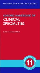 book Oxford Handbook of Clinical Specialties