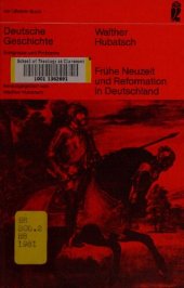 book Frühe Neuzeit und Reformation in Deutschland