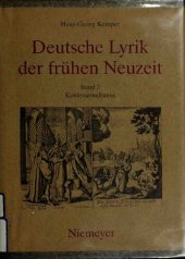 book Deutsche Lyrik der frühen Neuzeit