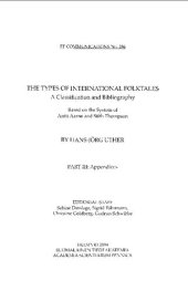 book The Types of International Folktales: A Classification and Bibliography