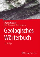 book Geologisches Wörterbuch