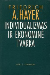 book Individualizmas ir ekonominė tvarka