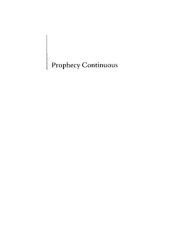 book Prophecy continuous : aspects of Ahmadi religious thought and its medieval background