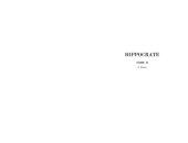 book Hippocrate: Tome II, 2e partie : Airs, eaux, lieux