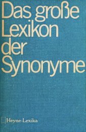 book Das große Lexikon der Synonyme