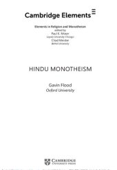 book Hindu Monotheism