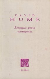 book Žmogaus proto tyrinėjimas