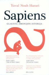 book Sapiens: glausta žmonijos istorija