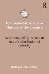 book International Trends in University Governance: Autonomy, self-government and the distribution of authority