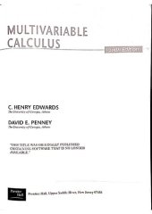 book Multivariable Calculus