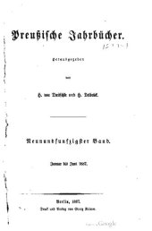 book Preußische Jahrbücher