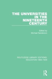 book The Universities in the Nineteenth Century