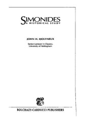 book Simonides: A Historical Study