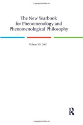 book The New Yearbook for Phenomenology and Phenomenological Philosophy: Volume 7 (VII) 2007