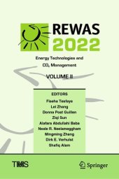 book REWAS 2022: Energy Technologies and CO2 Management