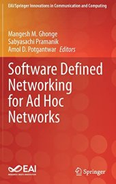 book Software Defined Networking for Ad Hoc Networks