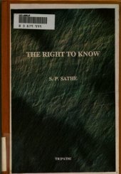 book The Right to Know