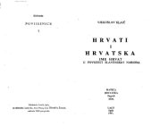 book Hrvati i Hrvatska ; Ime Hrvat u povijesti slavenskih naroda